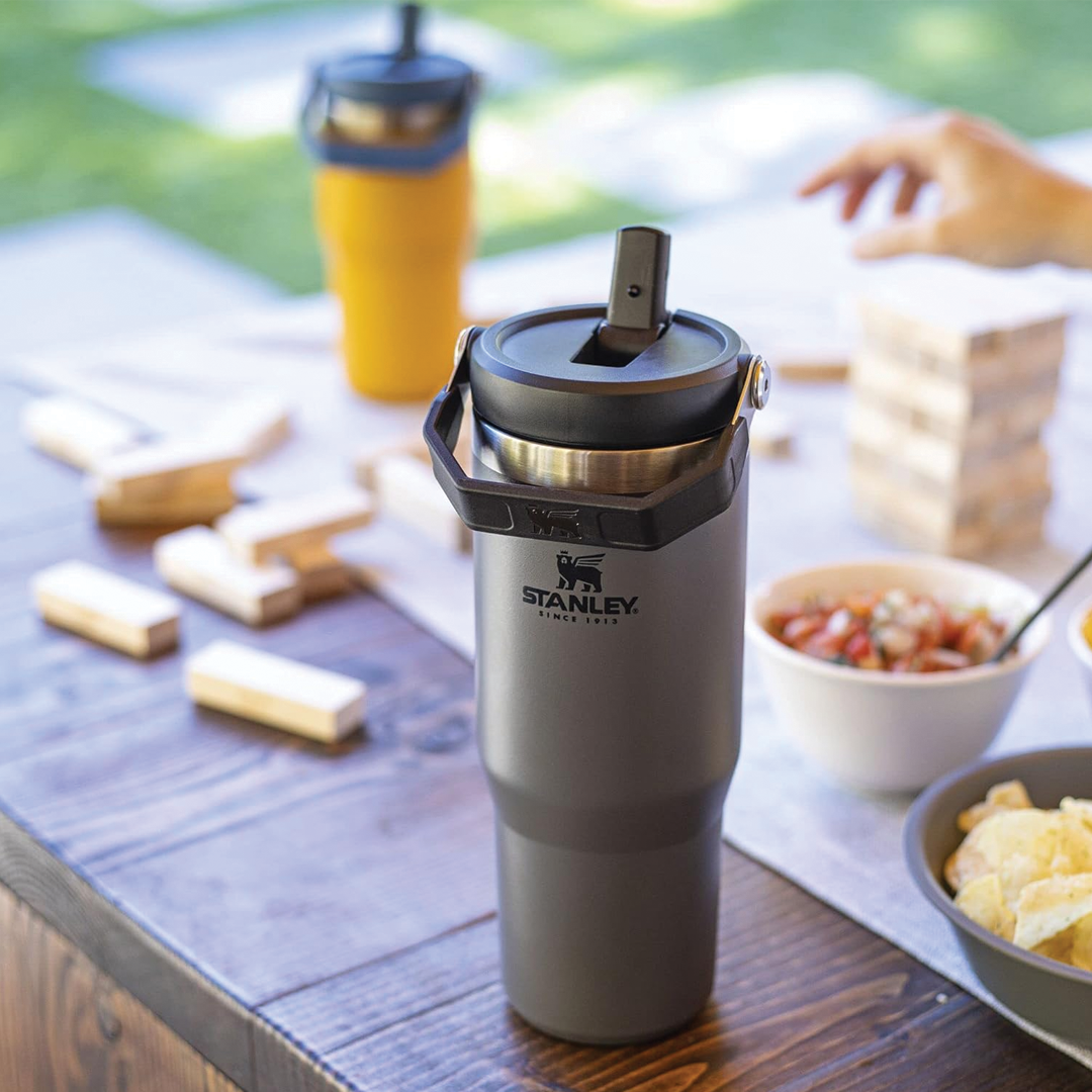 The IceFlow™ Flip Straw Tumbler - Storming Gravity