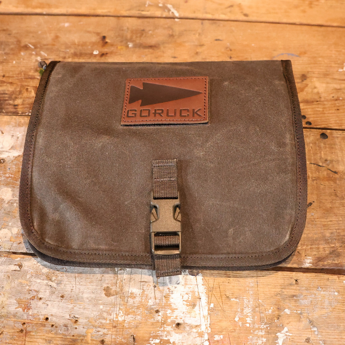 Wire Dopp - Waxed Canvas - Storming Gravity
