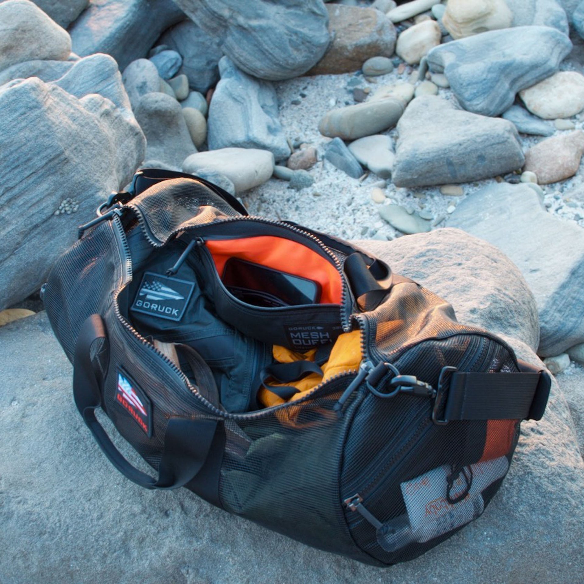 Mesh Duffel Bag - Storming Gravity